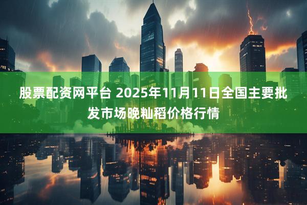 股票配资网平台 2025年11月11日全国主要批发市场晚籼稻价格行情